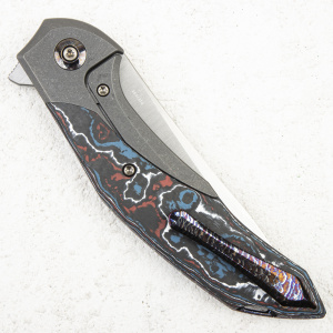 Нож WE Knife Merata, CPM 20CV, Titanium/ Nebula Fat Carbon Fiber. LIMITED EDITION - складной туристические ножи из стали Нож WE Knife Merata, CPM 20CV, Titanium/ Nebula Fat Carbon Fiber. LIMITED EDITION - складной туристические ножи из стали