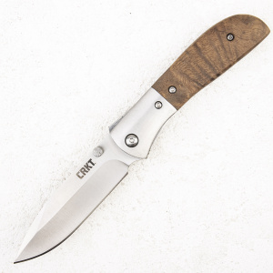 Нож CRKT M4-02W Carson, 8Cr13MoV, Stainless Steel/Wood, M4-02W Нож CRKT M4-02W Carson, 8Cr13MoV, Stainless Steel/Wood, M4-02W