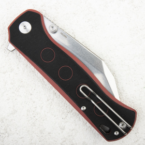 Нож QSP Swordfish Button Lock, 14C28N, G10 Black/Red - складной туристические ножи из стали Нож QSP Swordfish Button Lock, 14C28N, G10 Black/Red - складной туристические ножи из стали