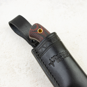 Нож Южный Крест Meat Master, Elmax, Micarta Black/Red, Насечка, 241 Нож Южный Крест Meat Master, Elmax, Micarta Black/Red, Насечка, 241