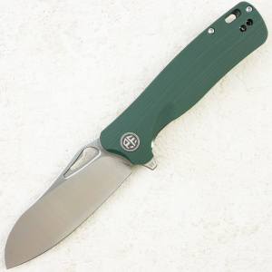 Нож Petrified Fish Bunta, D2 Satin, G10 Green Handle, PF868GR Нож Petrified Fish Bunta, D2 Satin, G10 Green Handle, PF868GR