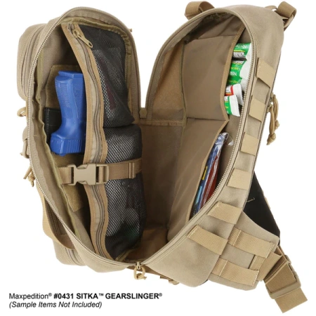 Тактический рюкзак MAXPEDITION Sitka Gearslinger 15L, Khaki, 0431K Тактический рюкзак MAXPEDITION Sitka Gearslinger 15L, Khaki, 0431K