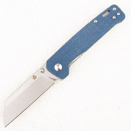 Нож QSP Penguin, D2, Micarta Blue