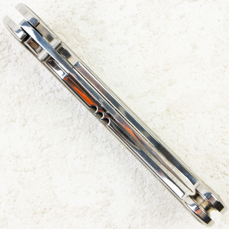 Нож QSP Dolphin, Mirror 14C28N, Abalone Handle, QS161-D Нож QSP Dolphin, Mirror 14C28N, Abalone Handle, QS161-D