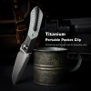 Нож Remette Meteor, M390, Titanium/Carbon Gray Handle, RTPT-B