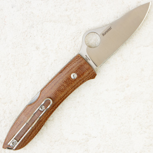 Нож Spyderco SpyOpera, M390, Micarta Brown, C255CMP Нож Spyderco SpyOpera, M390, Micarta Brown, C255CMP