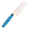 Нож мини Сантоку OWL SA110, N690 Cryo, G10 Blue Handle