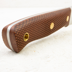 Нож Южный Крест Модель XL, CPR, Конвекс, Микарта Койот, Насечка Нож Южный Крест Модель XL, CPR, Конвекс, Микарта Койот, Насечка - купить в интернет-магазине Blademan