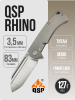 Нож QSP Rhino, M390, Titanium