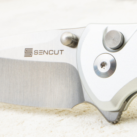 Нож SENCUT ArcBlast Flipper & Button Lock, 9Cr18MoV, Aluminum Handle, S22043B-2