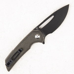 Нож CIVIVI Odium, D2 Black, Micarta Dark Green, C2010G - складной туристические ножи из стали Нож CIVIVI Odium, D2 Black, Micarta Dark Green, C2010G - складной туристические ножи из стали