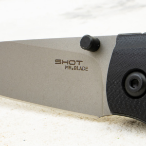 Mr.Blade Shot, D2, Stonewash, G10 Black Mr.Blade Shot, D2, Stonewash, G10 Black