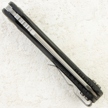 Нож Microtech MSI, Stonewash, M390, G10 Fluted Black, 210-10 Нож Microtech MSI, Stonewash, M390, G10 Fluted Black, 210-10