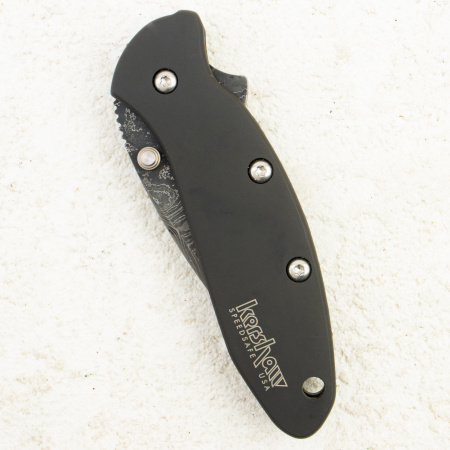 Нож Kershaw Chive, 420HC, Damascus,  Aluminum Black, 1600DAMBK Нож Kershaw Chive, 420HC, Damascus,  Aluminum Black, 1600DAMBK