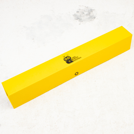 Нож мини шеф OWL CH160 F, MagnaCut Cryo, G10 Black