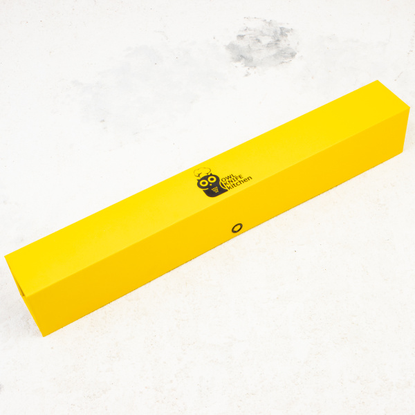 Нож мини шеф OWL CH160 F, MagnaCut Cryo, G10 Black