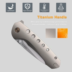 Нож Remette Bee, M390, Titanium Handle, Toothpick, RT-Bee-T