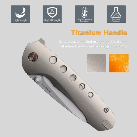 Нож Remette Bee, M390, Titanium Handle, Toothpick, RT-Bee-T