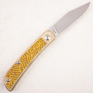 Нож WKL Mockingbird, ELMAX, Bronze/Micarta Yellow Нож WKL Mockingbird, ELMAX, Bronze/Micarta Yellow