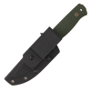Нож HOT Knife Hoot, Cerakote Dark Earth, D2, Micarta Green Handle, Kydex