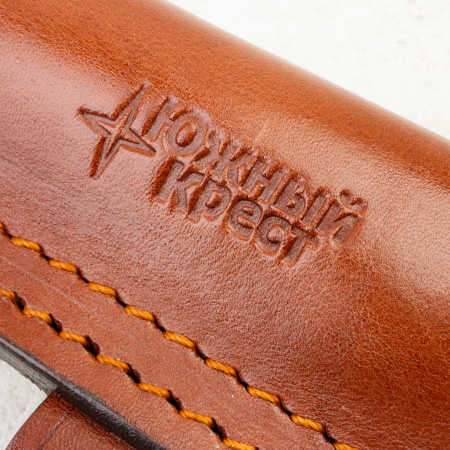 Нож Южный Крест Кефарт mini, VG10, Конвекс, Микарта Черная, Насечка