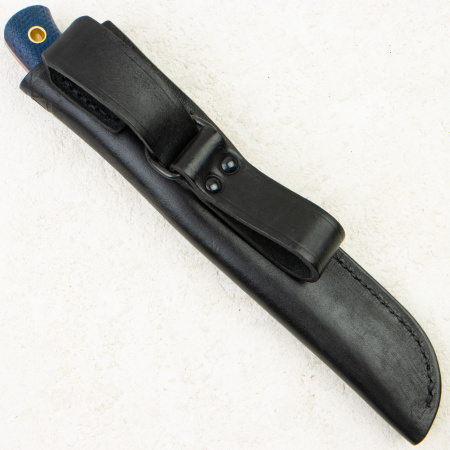 Нож Южный Крест Рыбацкий L, Elmax, Micarta Blue, Насечка