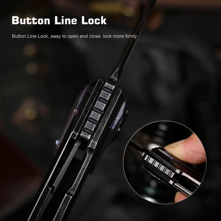 Нож Remette Infinite Power, M390, Titanium Black/Fired Handle, RTIP-S