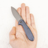 Нож WE Knife Mote, S35VN Gray, Titanium Blue Нож WE Knife Mote, S35VN Gray, Titanium Blue