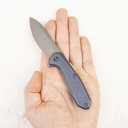 Нож WE Knife Mote, S35VN Gray, Titanium Blue