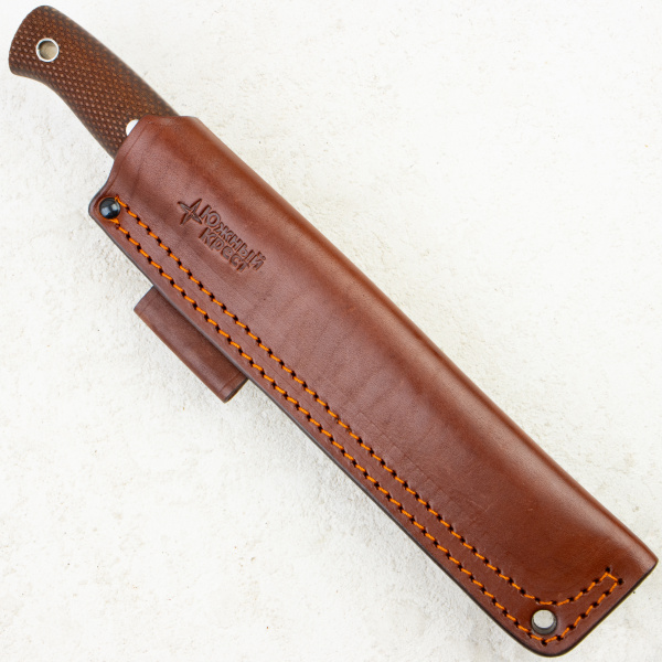 Нож Южный Крест Модель X, Elmax, Convex, Micarta Coyote, Насечка, 207