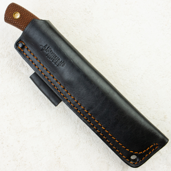 Нож Южный Крест Траппер, CPR, Convex, Micarta Coyote, Насечка, 255