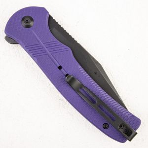 Нож CIVIVI Cogent, 14C28N Black, G10 Purple, Button Lock, C20038D-2 - складной туристические ножи из стали Нож CIVIVI Cogent, 14C28N Black, G10 Purple, Button Lock, C20038D-2 - складной туристические ножи из стали