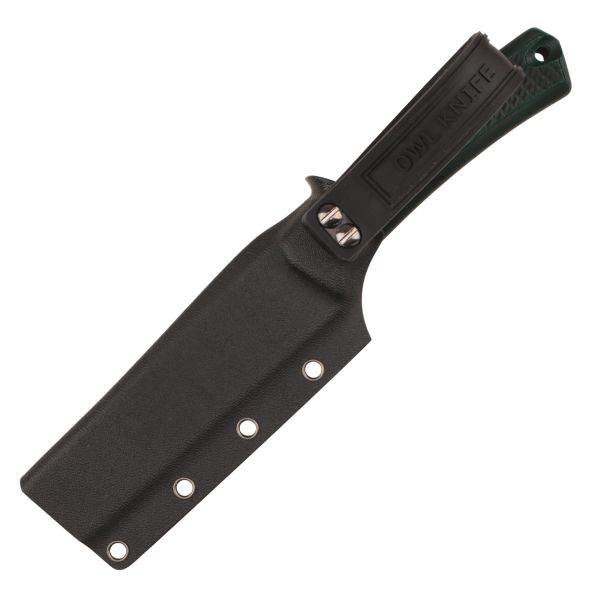 Нож OWL Barn S F, Elmax Cryo, Micarta Emerald Handle, Kydex