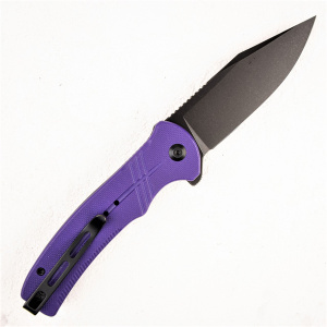 Нож CIVIVI Cogent, 14C28N Black, G10 Purple, Button Lock, C20038D-2 - складной туристические ножи из стали Нож CIVIVI Cogent, 14C28N Black, G10 Purple, Button Lock, C20038D-2 - складной туристические ножи из стали