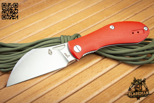 Нож Brutalica Tsarap Folder, D2, G10, Red