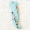 Нож Hogue A01-MicroSwitch Wharncliffe, CPM 154, Aluminum Aqua, 24143 Нож Hogue A01-MicroSwitch Wharncliffe, CPM 154, Aluminum Aqua, 24143