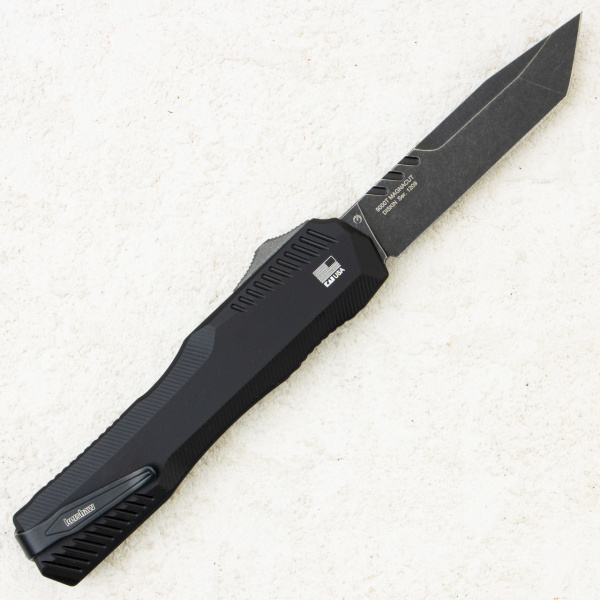 Нож Kershaw Auto Livewire Tanto, CPM MagnaCut, Black Aluminium Handle, 9000T