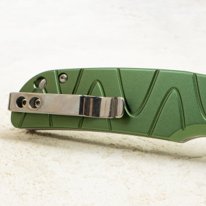 Нож QSP Kali, Stonewashed 14C28N, Aluminium Green, QS159-E1 Нож QSP Kali, Stonewashed 14C28N, Aluminium Green, QS159-E1
