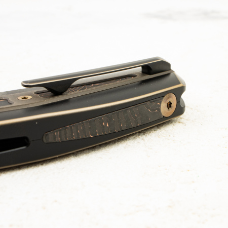 Нож WE Knife Zonda, CPM 20CV, Copper Foil Carbon Fiber / Black Titanium Handle Нож WE Knife Zonda, CPM 20CV, Copper Foil Carbon Fiber / Black Titanium Handle - купить в интернет-магазине Blademan