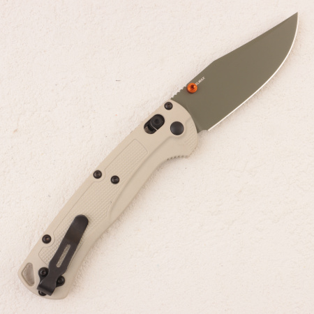 Нож Benchmade Taggedout, Elmax, Tan Grivory Handle, 15536GN-01