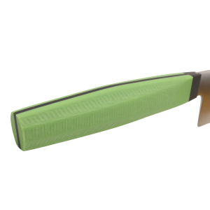Нож мини шеф OWL CH160 F, N690 Cryo, G10 Green Handle