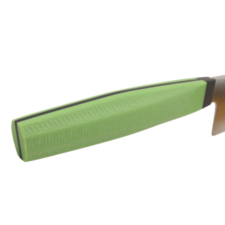 Нож мини шеф OWL CH160 F, N690 Cryo, G10 Green Handle