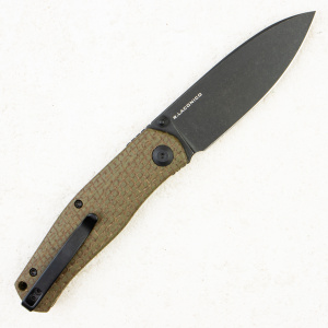 Нож CIVIVI Sokoke Front Flipper & Thumb Stud, 14C28N, Micarta Green, C22007-2 - складной туристические ножи из стали Нож CIVIVI Sokoke Front Flipper & Thumb Stud, 14C28N, Micarta Green, C22007-2 - складной туристические ножи из стали