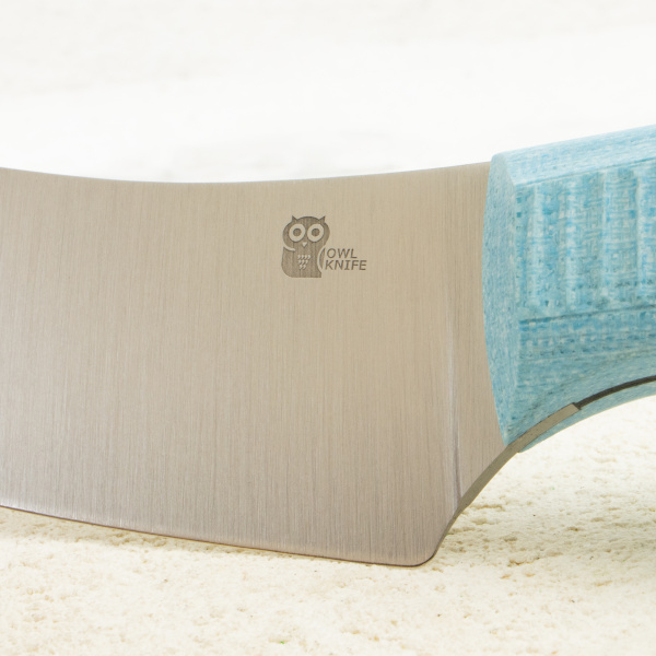 Нож OWL Canadian F, N690 Cryo, Micarta Jeans Blue, Kydex