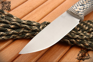 OWL Otus F, Sleipner, G10 тигр белый, Кожа - купить в интернет-магазине Blademan