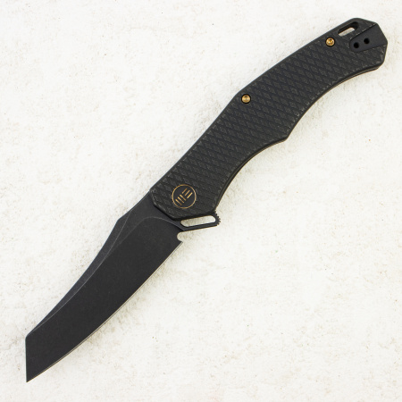 Нож WE Knife RekkeR Flipper Knife, CPM 20CV, Black Titanium Handle, WE22010G-1