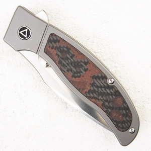 Нож QSP Legatus, M390, Titanium/Carbon+G10 Red - складной туристические ножи из стали Нож QSP Legatus, M390, Titanium/Carbon+G10 Red - складной туристические ножи из стали