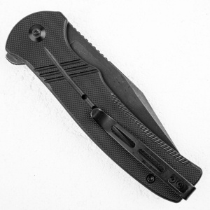Нож CIVIVI Cogent, 14C28N Black, G10 Black, Button Lock, C20038D-1 - складной туристические ножи из стали Нож CIVIVI Cogent, 14C28N Black, G10 Black, Button Lock, C20038D-1 - складной туристические ножи из стали