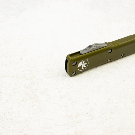 Нож Microtech UTX-85, Apocalyptic, M390, Aluminum OD Green, 231-10 Нож Microtech UTX-85, Apocalyptic, M390, Aluminum OD Green, 231-10