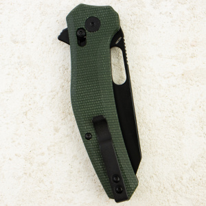 Нож QSP Emu, Black 14C28N, Micarta Green, QS164-B2 Нож QSP Emu, Black 14C28N, Micarta Green, QS164-B2